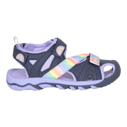 Lilac - Front - Mountain Warehouse Childrens-Kids Seaside Sandals