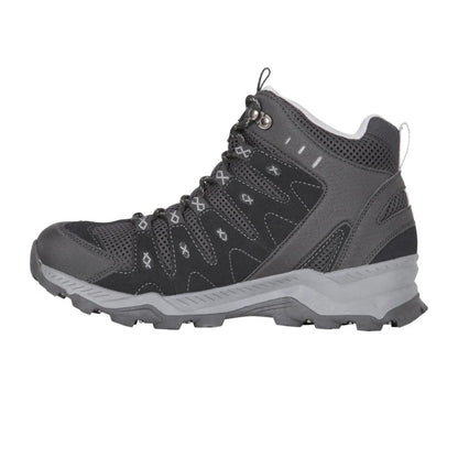 Black - Side - Mountain Warehouse Womens-Ladies Rapid Suede Waterproof Hiking Boots