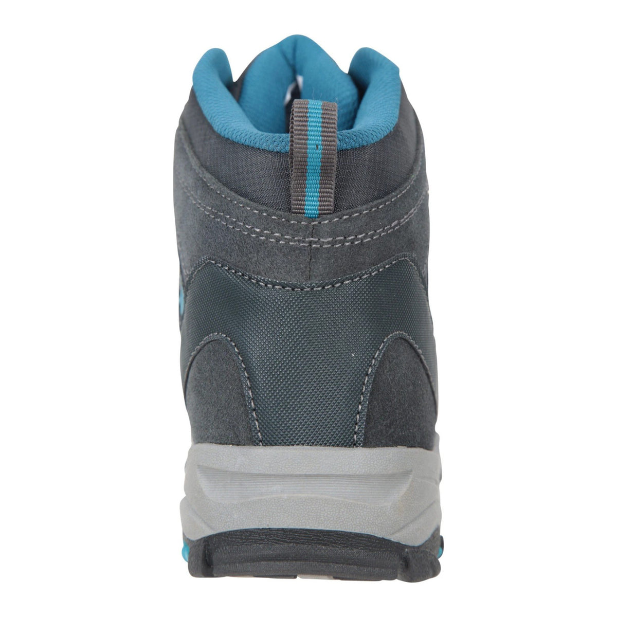 Grey - Back - Mountain Warehouse Womens-Ladies Rapid Suede Waterproof Hiking Boots
