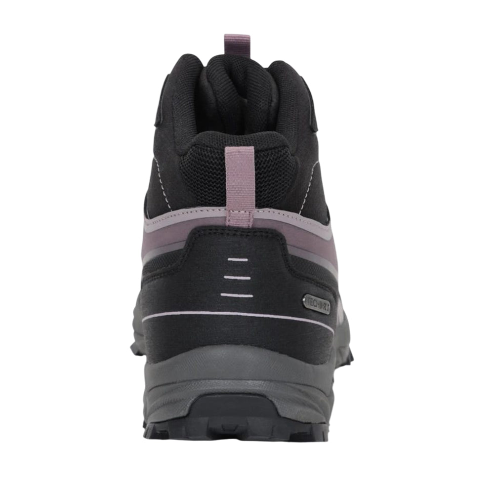 Purple - Back - Mountain Warehouse Womens-Ladies Trek Softshell Walking Boots