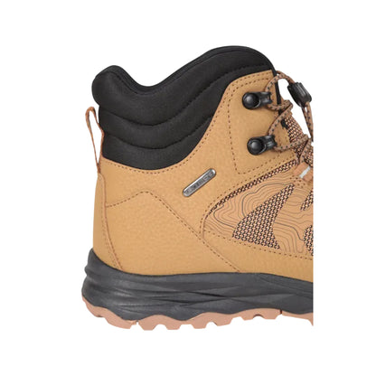 Orange - Pack Shot - Mountain Warehouse Childrens-Kids Track Waterproof Hiking Boots