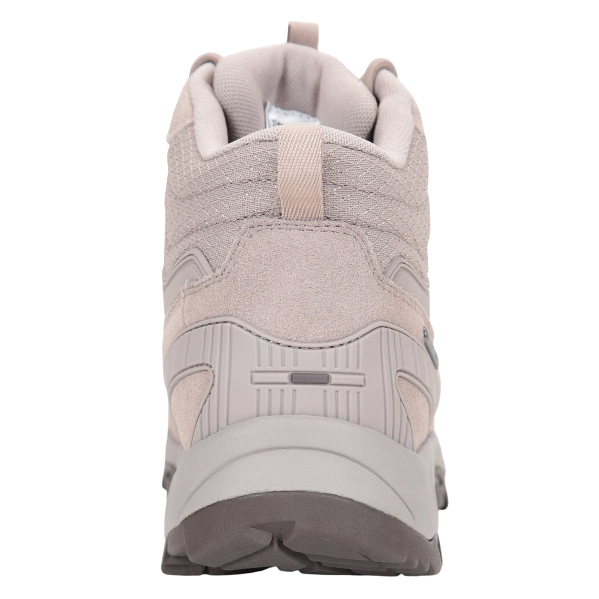 Beige - Back - Mountain Warehouse Womens-Ladies Suede Waterproof Walking Boots