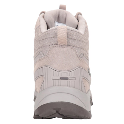Beige - Back - Mountain Warehouse Womens-Ladies Suede Waterproof Walking Boots