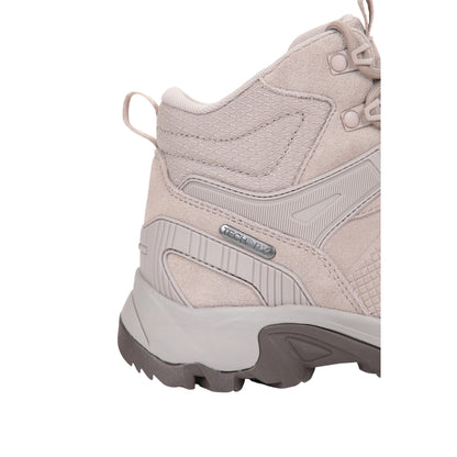 Beige - Pack Shot - Mountain Warehouse Womens-Ladies Suede Waterproof Walking Boots