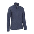 Dark Blue - Back - Mountain Warehouse Womens-Ladies Snowdon II Melange Full Zip Fleece Jacket