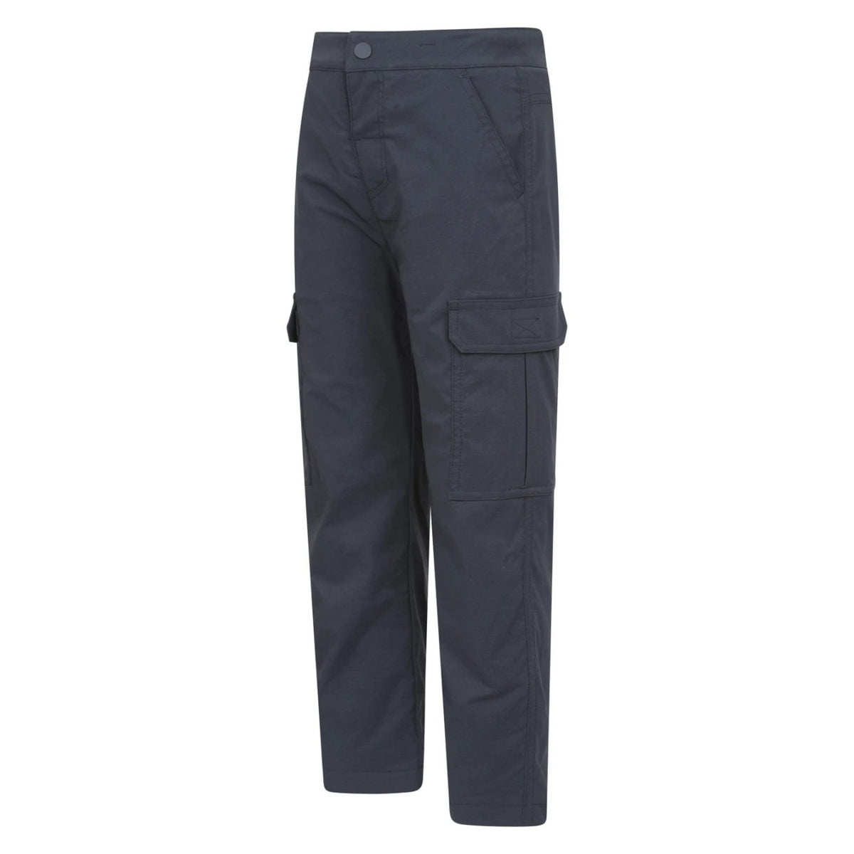 Black - Side - Mountain Warehouse Childrens-Kids Delta Stretch Fleece Lined Trousers