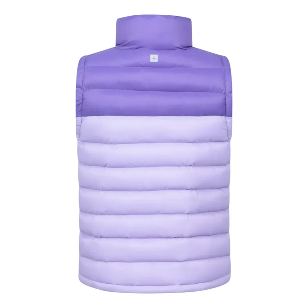 Purple - Back - Mountain Warehouse Childrens-Kids Colour Block Padded Gilet