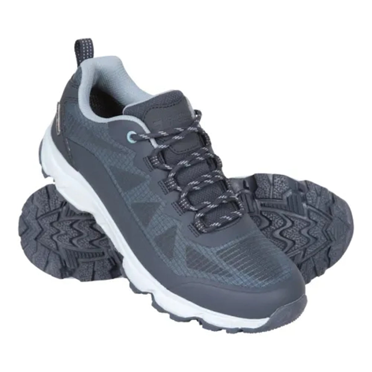 Navy - Pack Shot - Mountain Warehouse Womens-Ladies Echo Waterproof Walking Shoes