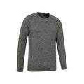 Green - Side - Mountain Warehouse Mens Stripe IsoCool Base Layer Top