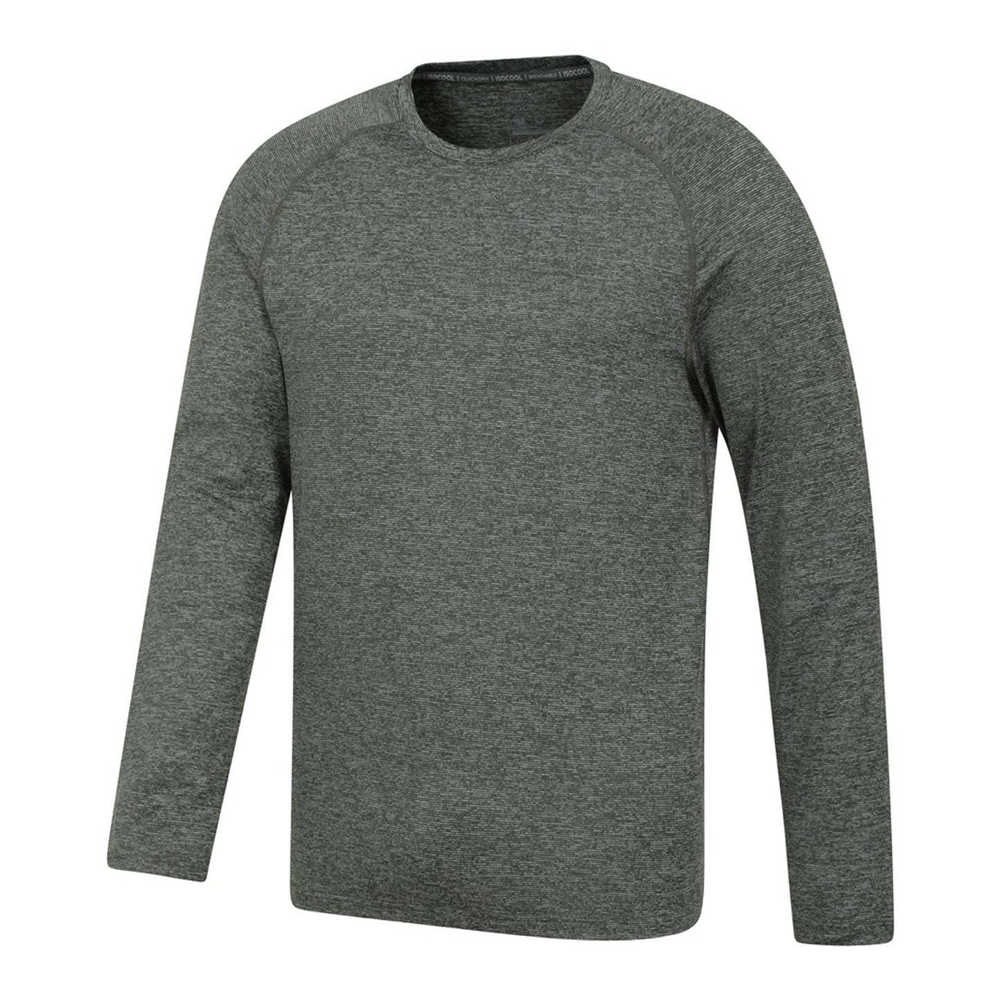 Green - Lifestyle - Mountain Warehouse Mens Stripe IsoCool Base Layer Top