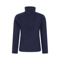 Navy - Close up - Mountain Warehouse Childrens-Kids Camber Fleece (Pack of 2)
