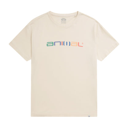 Off White - Front - Animal Womens-Ladies Leena Organic Cotton Boxy T-Shirt