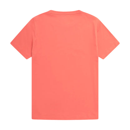 Coral - Back - Animal Womens-Ladies Leena Organic Cotton Boxy T-Shirt