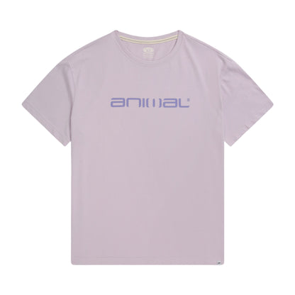 Lilac - Front - Animal Womens-Ladies Leena Organic Cotton Boxy T-Shirt