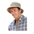 Beige - Pack Shot - Mountain Warehouse Mens Isodry Bucket Hat