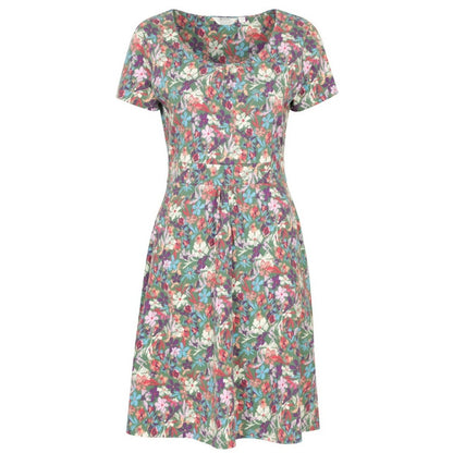 Teal - Front - Mountain Warehouse Womens-Ladies Orchid UV Protection Midi Dress