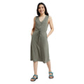 Khaki - Pack Shot - Mountain Warehouse Womens-Ladies Bahamas Sleeveless Dress