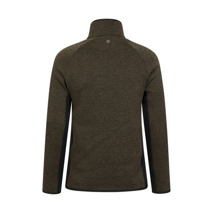 Khaki Green - Back - Mountain Warehouse Mens Treston Fleece Top