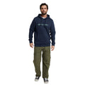 Navy - Lifestyle - Animal Mens Driver Logo Organic Hoodie