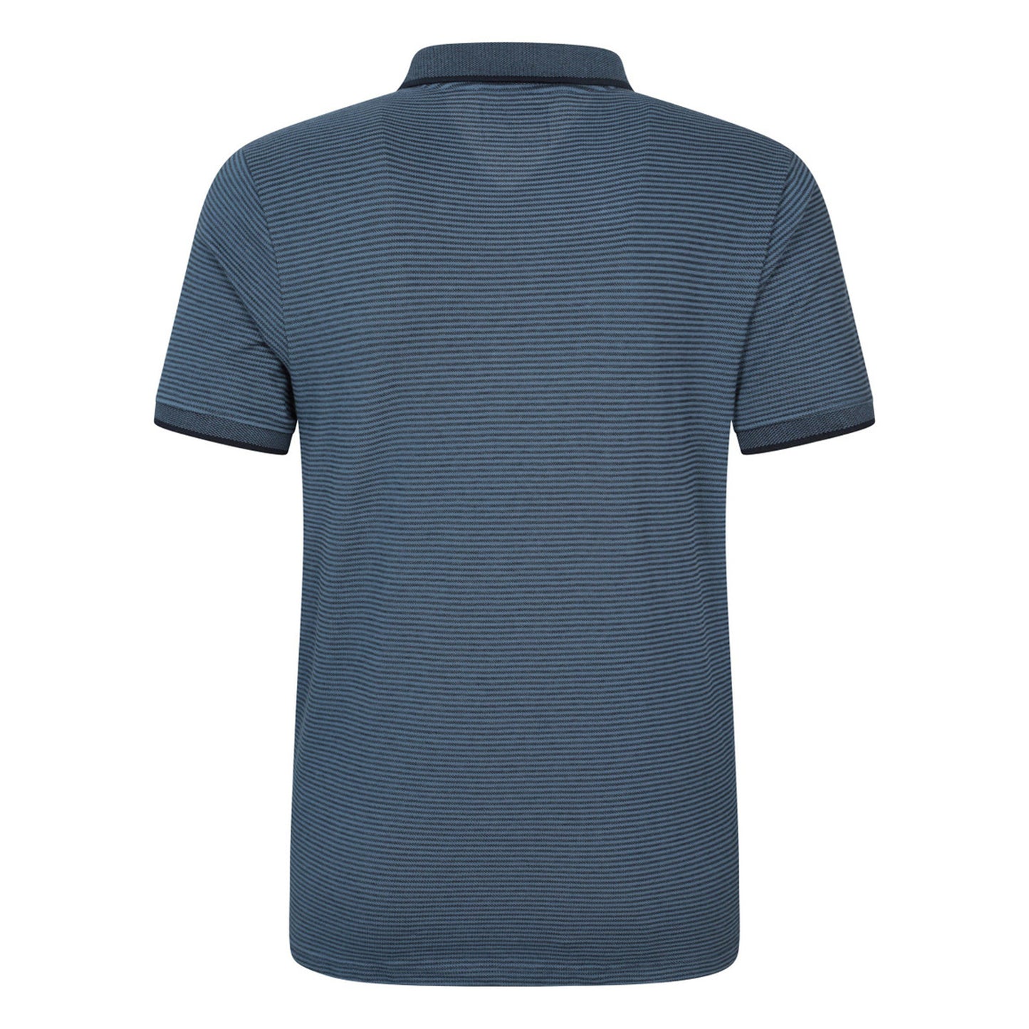 Dark Blue - Back - Mountain Warehouse Mens Dawnay Textured Pique Polo Shirt