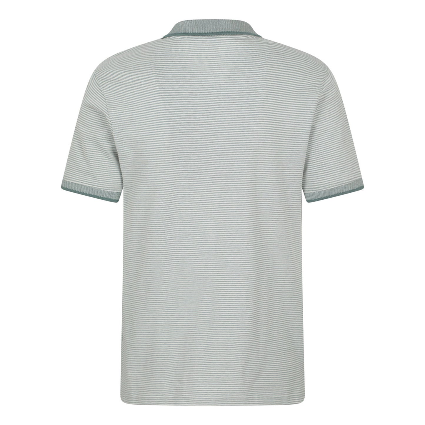 Light Khaki - Back - Mountain Warehouse Mens Dawnay Textured Pique Polo Shirt