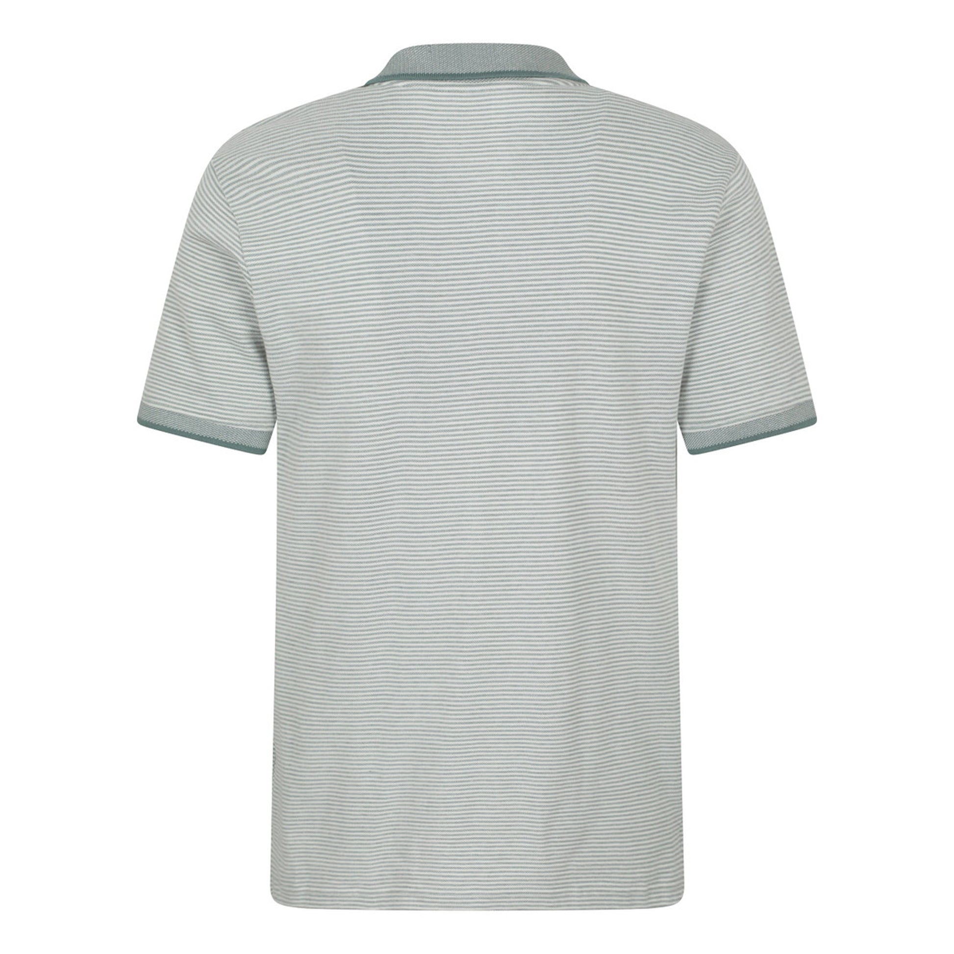 Light Khaki - Back - Mountain Warehouse Mens Dawnay Textured Pique Polo Shirt