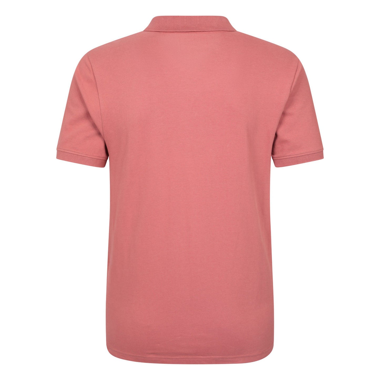 Rust - Back - Mountain Warehouse Mens Dawnay Textured Pique Polo Shirt