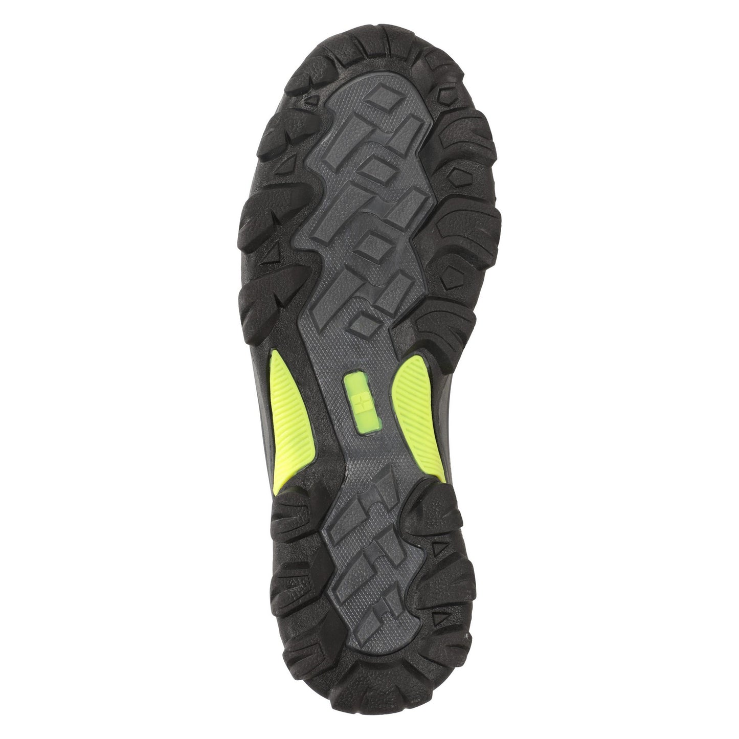Bright Green - Pack Shot - Mountain Warehouse Childrens-Kids Softshell Walking Shoes