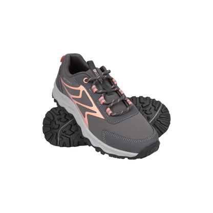 Pink - Front - Mountain Warehouse Childrens-Kids Softshell Walking Shoes