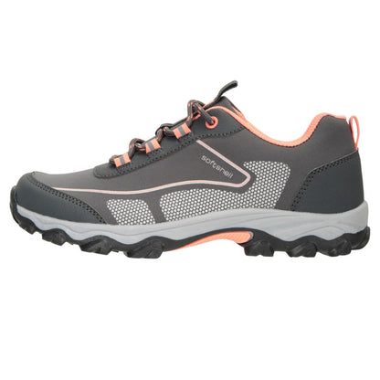 Light Grey - Lifestyle - Mountain Warehouse Childrens-Kids Softshell Walking Shoes