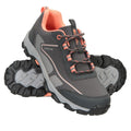 Grey - Close up - Mountain Warehouse Childrens-Kids Softshell Walking Shoes