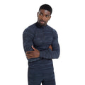 Blue - Pack Shot - Mountain Warehouse Mens Alpine Base Layer Top