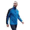 Blue - Pack Shot - Mountain Warehouse Mens Relic Recycled Fleece Jacket