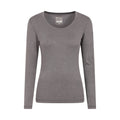Grey - Front - Mountain Warehouse Womens-Ladies Keep The Heat II Thermal Top