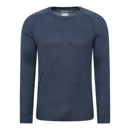 Navy - Back - Mountain Warehouse Mens Talus Base Layer Top (Pack of 2)