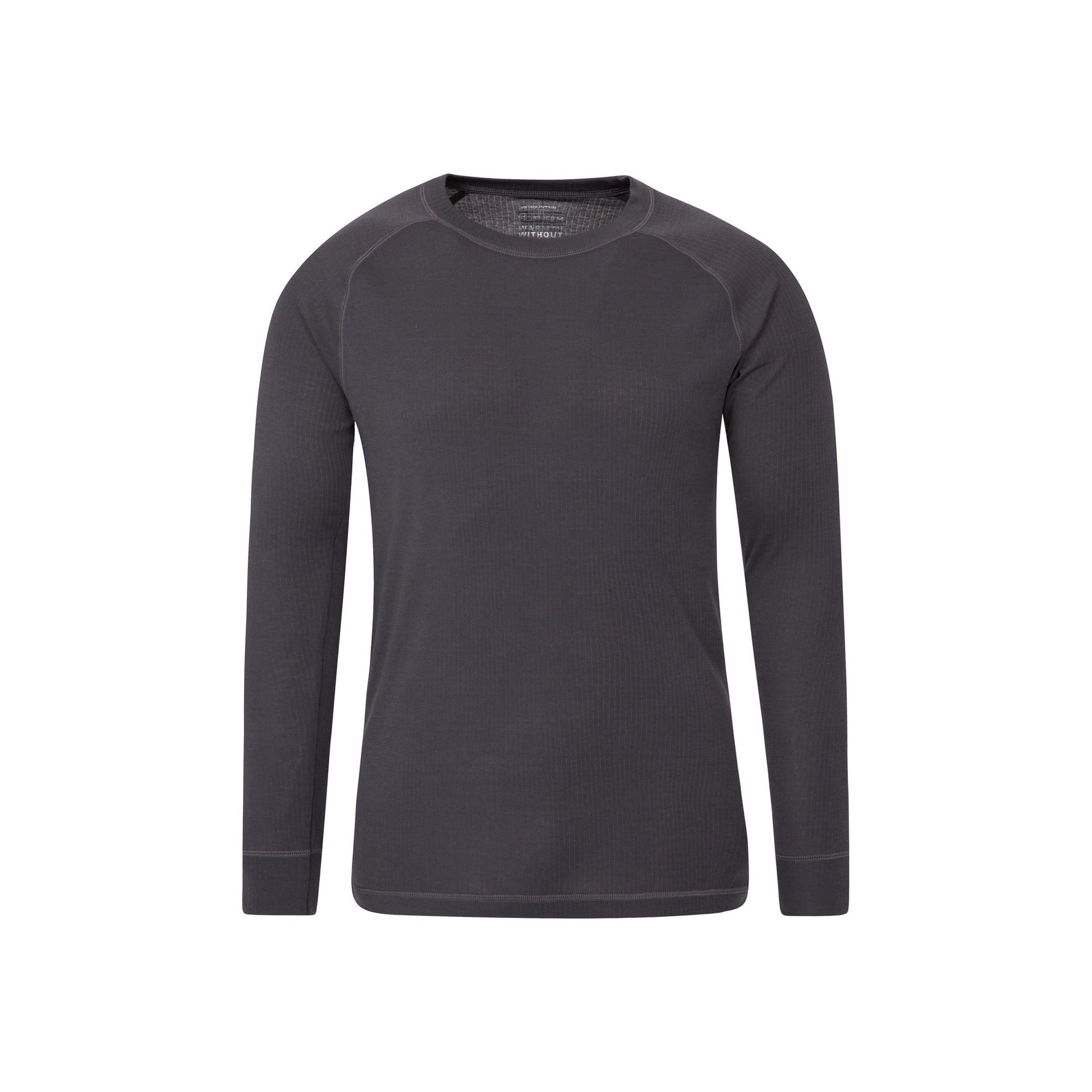 Charcoal - Lifestyle - Mountain Warehouse Mens Talus Base Layer Top (Pack of 2)