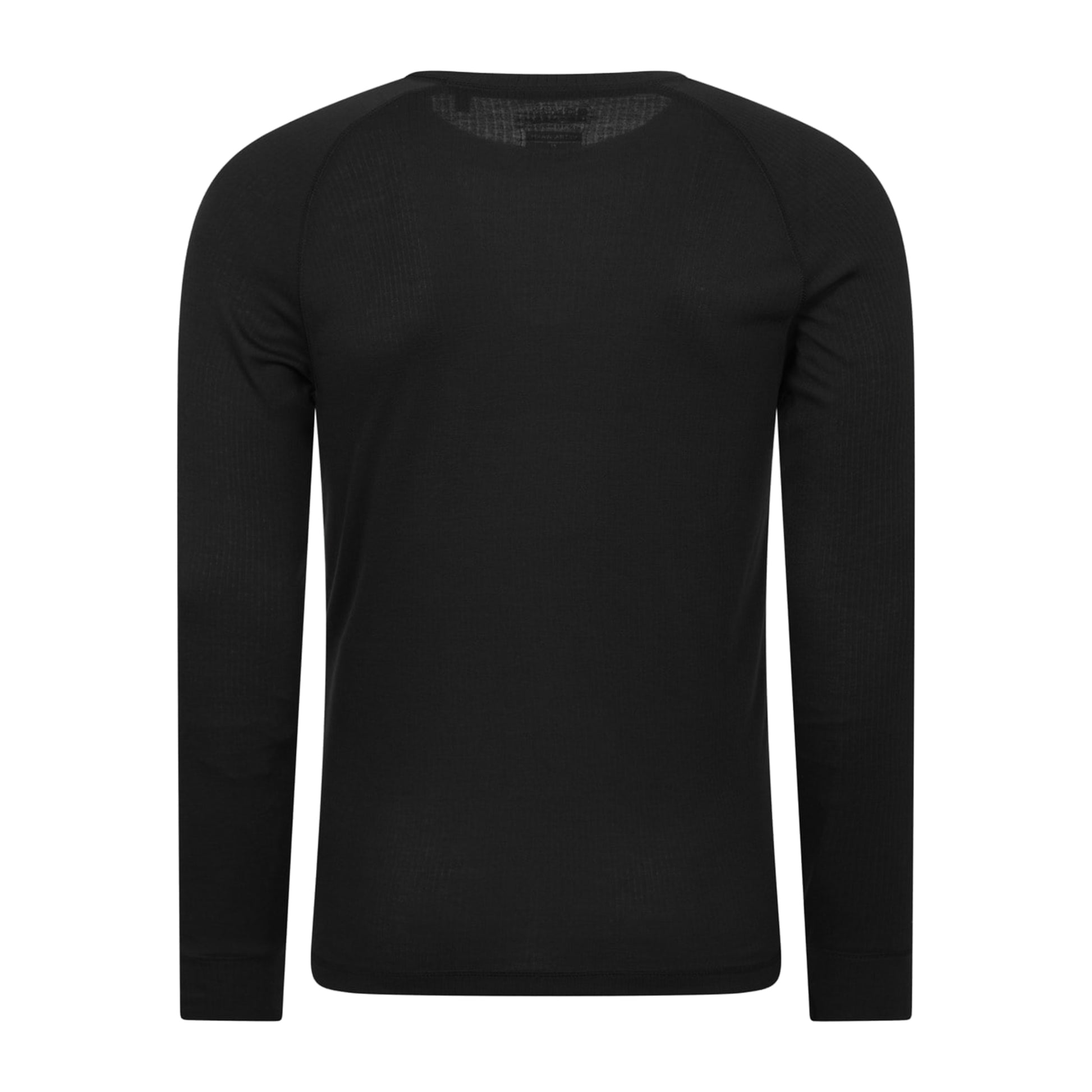 Black - Back - Mountain Warehouse Mens Talus Base Layer Top (Pack of 2)
