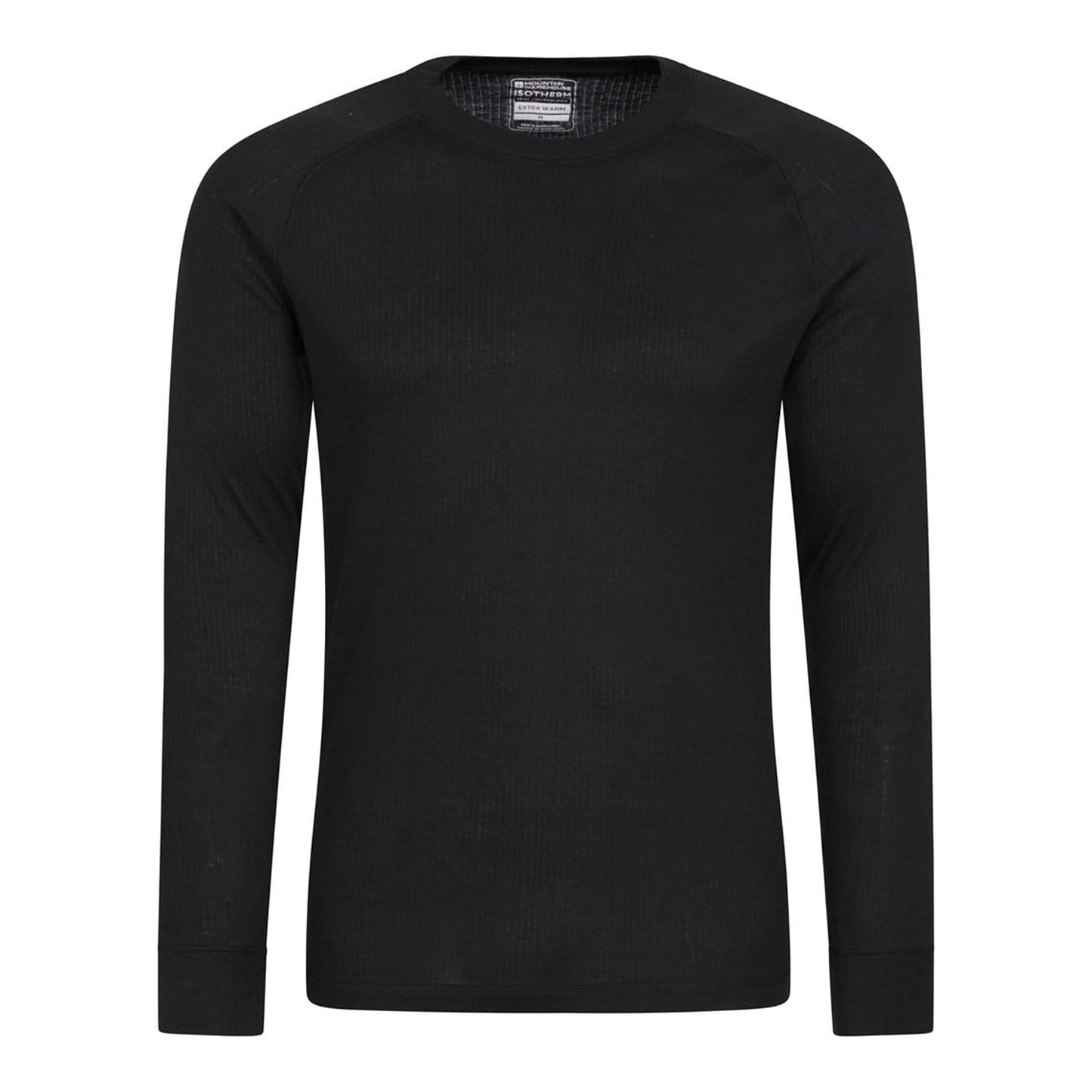 Black - Side - Mountain Warehouse Mens Talus Base Layer Top (Pack of 2)