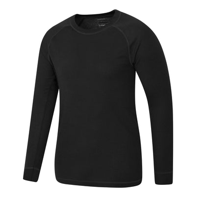 Black - Pack Shot - Mountain Warehouse Mens Talus Base Layer Top (Pack of 2)