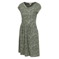 Green - Side - Mountain Warehouse Womens-Ladies Sorrento Leaf Print UV Protection Dress