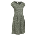 Green - Lifestyle - Mountain Warehouse Womens-Ladies Sorrento Leaf Print UV Protection Dress