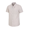 Light Beige - Side - Mountain Warehouse Mens Lowe Linen Blend Shirt