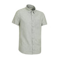 Green - Lifestyle - Mountain Warehouse Mens Lowe Linen Blend Shirt