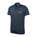 Blue - Side - Mountain Warehouse Mens Fairway IsoCool Polo Shirt