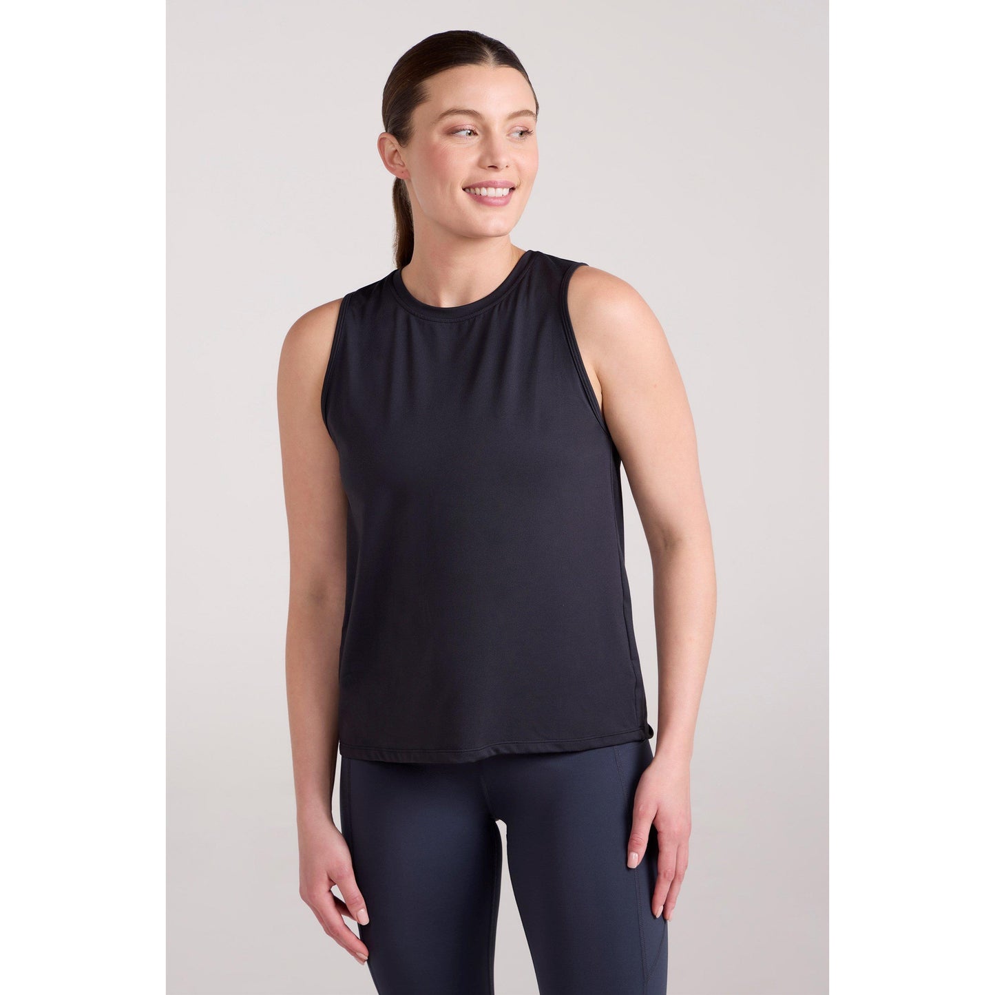 Black - Front - Mountain Warehouse Womens-Ladies Recycled Vest Top