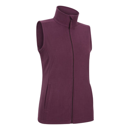 Burgundy - Side - Mountain Warehouse Womens-Ladies Camber Gilet