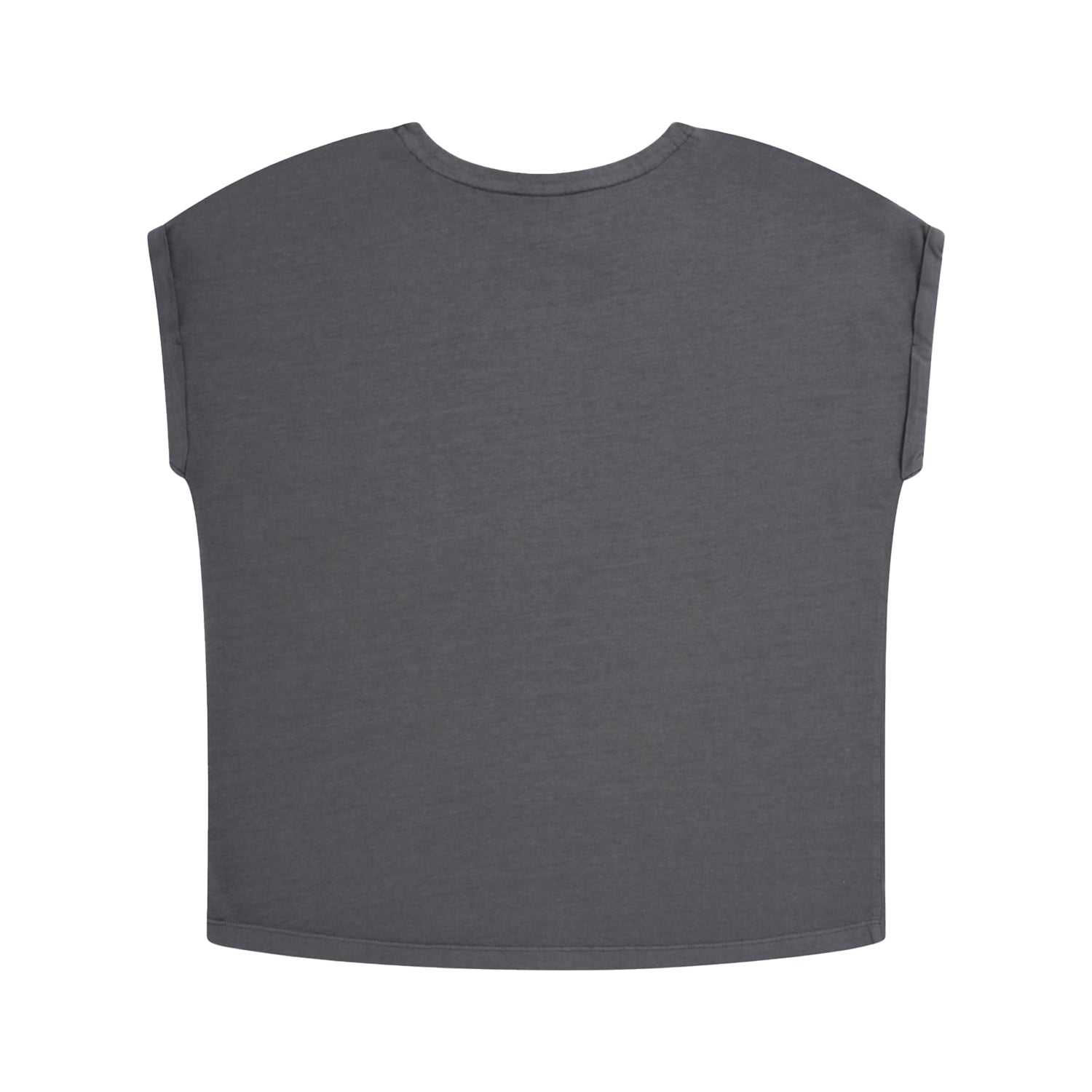 Grey - Back - Animal Womens-Ladies Holly Printed Organic T-Shirt