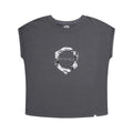 Grey - Front - Animal Womens-Ladies Holly Printed Organic T-Shirt