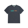 Navy - Front - Animal Mens Jacob Organic T-Shirt