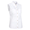 White - Side - Mountain Warehouse Womens-Ladies Coconut Sleeveless Shirt